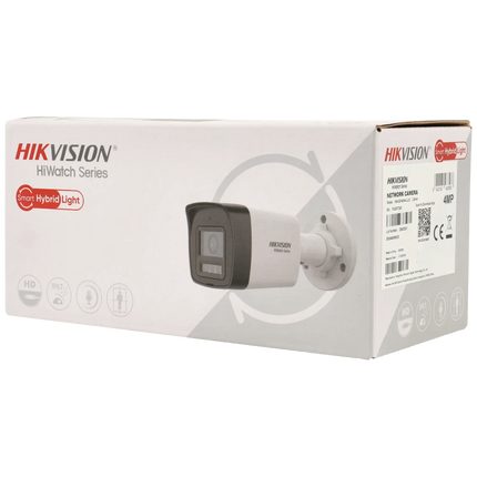 Hikvision Hikvision HWI-B140HA-LUC, 4Mp 2.8mm mini Bullet, Built-in microphone