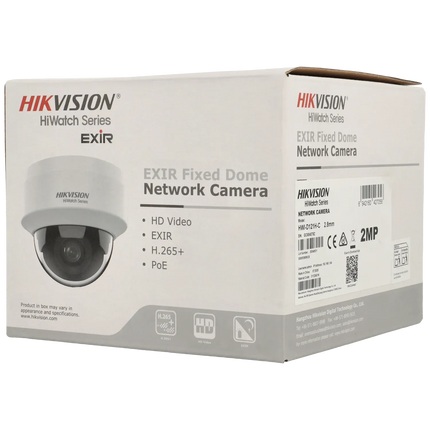 Hikvision HWI-D121H-C, Caméra dôme 2MP 2.8mm, PoE, 20m IR