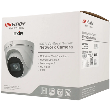 Hikvision HWI-T640HA-Z Caméra à tourelle avec zoom motorisé 4MP, PoE, Micro SD slot, IR, Acusense