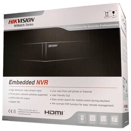 Hikvision Hikvision HWN-4104MH-4P, 4 Kanal 8Mp/4K NVR, 4x PoE