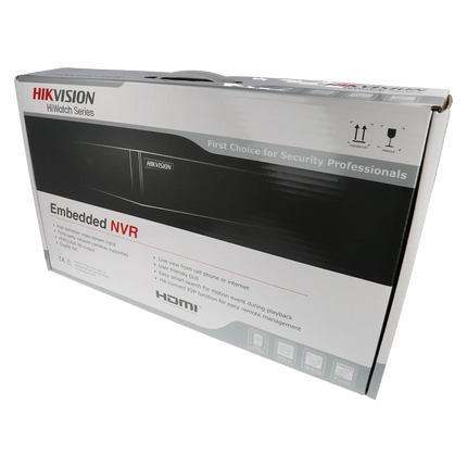 Hikvision Hikvision HWN-4116MH, 16 Kanaals 8Mp/4K NVR, Zonder PoE