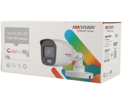 Hikvision Hikvision HWT-B129-M, 2MP ColorVu Bullet, 4 in 1 video output coax