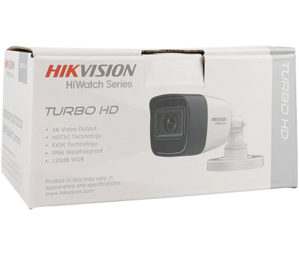 Hikvision Hikvision HWT-B181-M, 8MP/4K Bullet camera 2.8mm, 4 in 1 video output coax