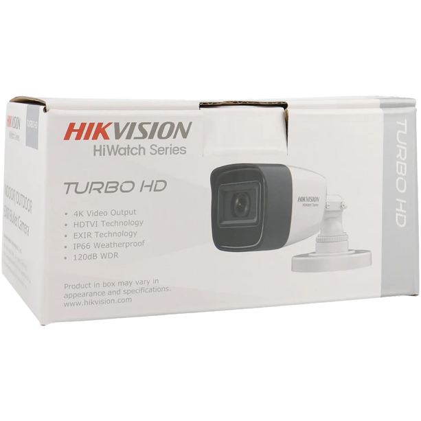 Hikvision Hikvision HWT-B181-M, 8MP/4K Bullet camera 2.8mm, 4 in 1 video output coax