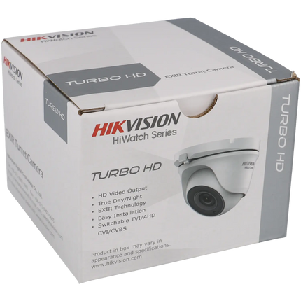 Hikvision Hikvision HWT-T120-M, 2MP mini-Turret, 2.8mm, Low Light, 4 in 1 video output coax
