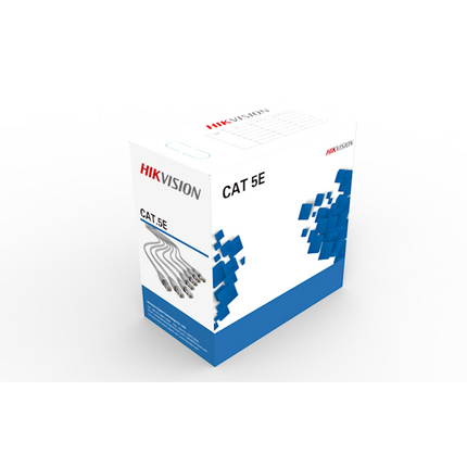 Hikvision Hikvision Netzwerkkabel CAT5e UTP, 305 mtr, 100% Kupfer, feste Adern