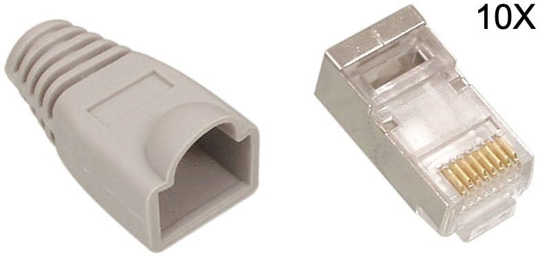 Hikvision Hikvision RJ45 Connector CAT5 UTP Set 10 Pieces (Solid kabel)
