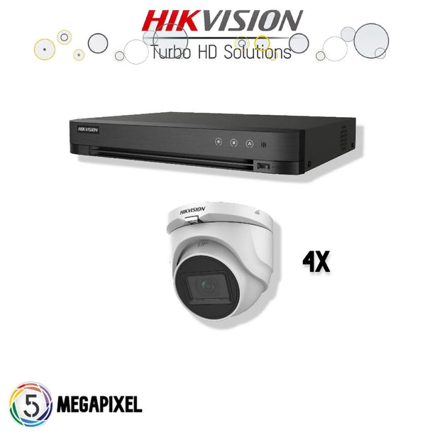 Hikvision Hikvision Turbo HD Set | 4x Eyeball | 5 Megapixel |