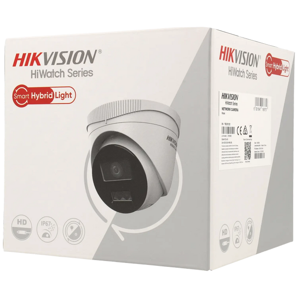 Hikvision HWI-T240HA-LUC, 4Mp 2.8mm, Lumière hybride intelligente, Détection de mouvement 2.0