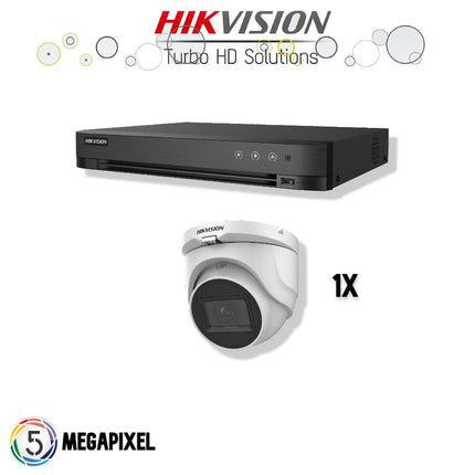 Hikvision Turbo HD Set | 1x Eyeball | 5 Megapixel |