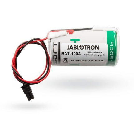 Jablotron Bat-100 Accu t.b.v. JA-163A RB, Lithiumbatterij 3.6V 13Ah 1xD