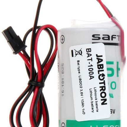 Jablotron Bat-100 Accu t.b.v. JA-163A RB, Lithiumbatterij 3.6V 13Ah 1xD