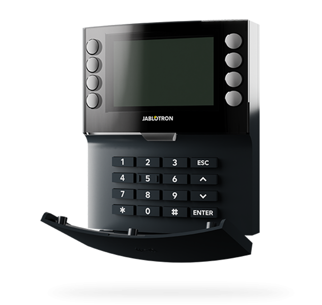 Jablotron Jablotron JA-115E-AN, Kabelgebundenes Bedienfeld mit Tastatur, LCD und RFID-Leser