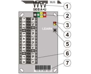 Jablotron Jablotron JA-116H BUS expander - 16 entrées