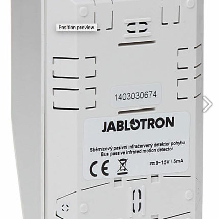 Jablotron JA-150P Mini PIR sans fil