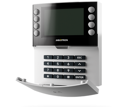 Jablotron Jablotron JA-155E Wireless keypad with display and RFID reader WHITE