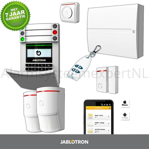 Jablotron Jablotron JA103KR without GSM module + LAN Wireless alarm system KIT (B)