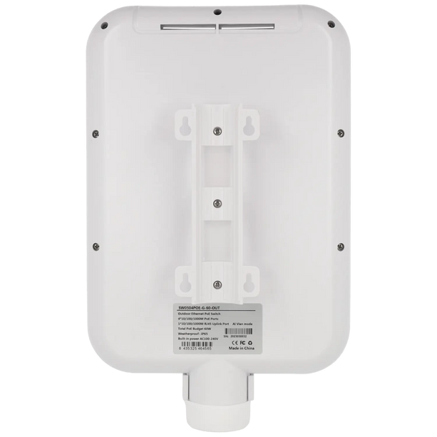 Movok Movok 6-Port PoE Gigabit Outdoor Switch, IP65 4x PoE, 2x Uplink