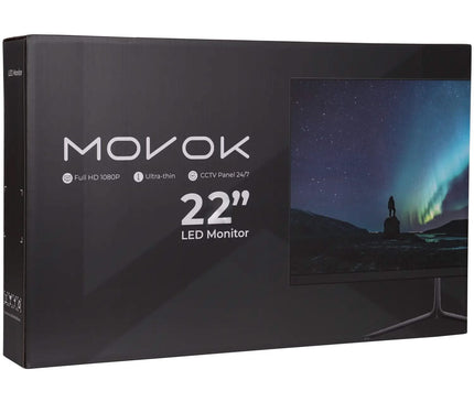 Movok Movok Full HD LED monitor 22 inch met 2 speakers