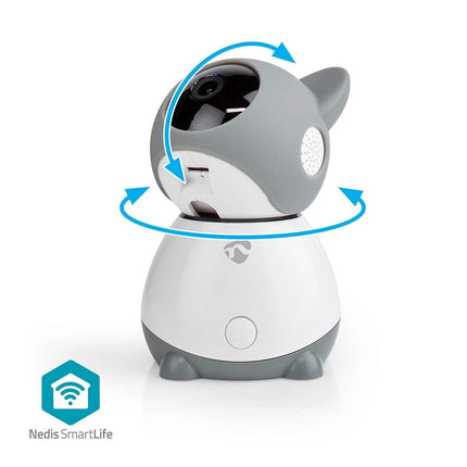 Nedis Draaibare SmartLife Camera voor Binnen, kinder/baby monitorcamera