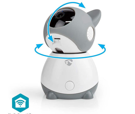 Nedis Nedis Rotating SmartLife Camera for Indoor, caméra de surveillance pour enfant/bébé
