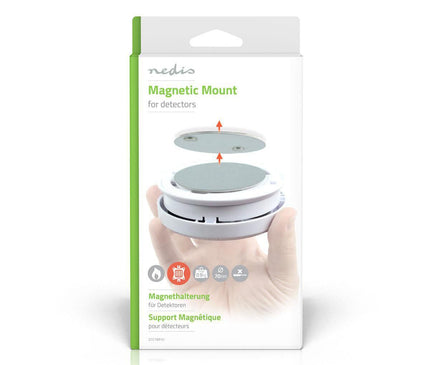 Nedis Nedis DTCTBR10, Support de détecteur, Autocollant, magnétique