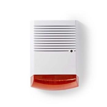 Nedis Nedis Dummy security siren IP44 White/orange