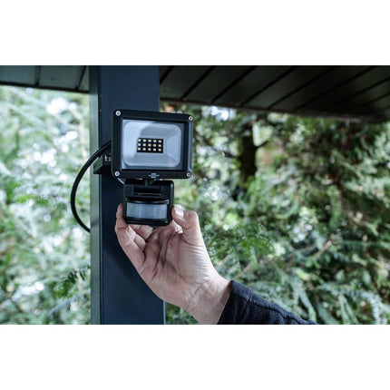 Nedis Nedis LED-Strahler JARO 1060 P, IP65, 10W, 1150lm, 6500K, mit Bewegungssensor