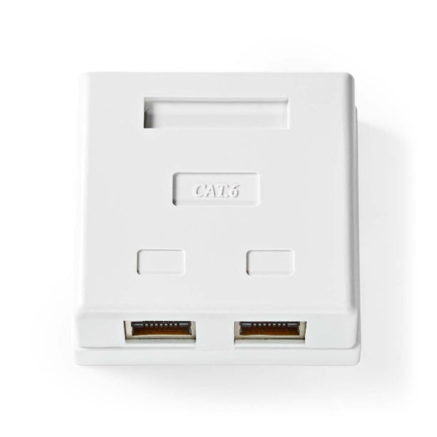Nedis Nedis Surface-mounted Network Wall Box White
