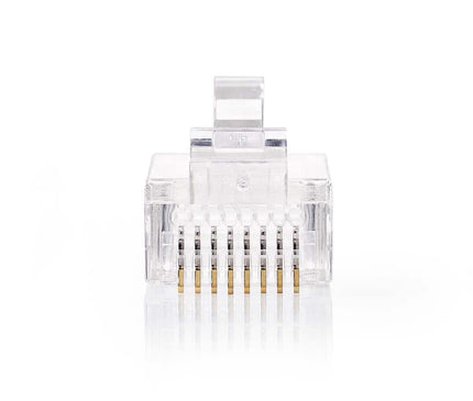 Nedis Nedis RJ45 Stecker CAT5 UTP Pass Through Solid 10 Stück (starre Adern)