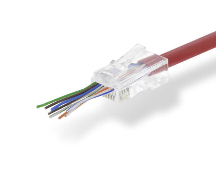 Nedis Nedis RJ45 Stecker CAT6 FTP Pass Through Solid 10 Stück