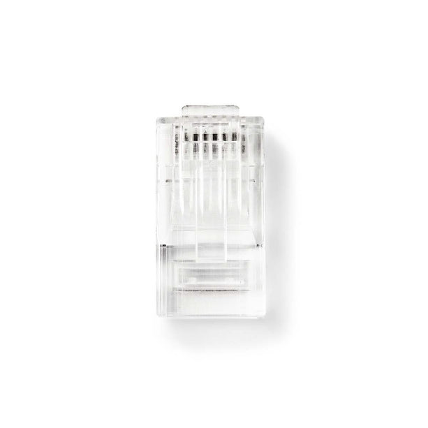 Nedis RJ45 Stecker CAT6, vergoldet 10 Stück, Massivleiter