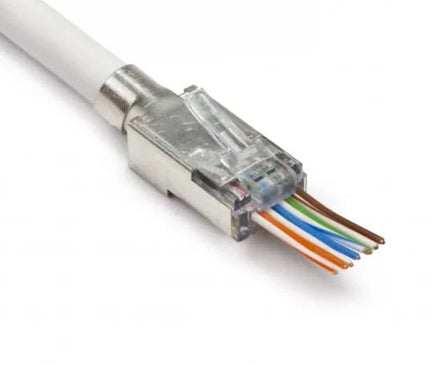 Nedis Nedis RJ45 Connector CAT7 FTP Pass Through connectors Set 10 stuks