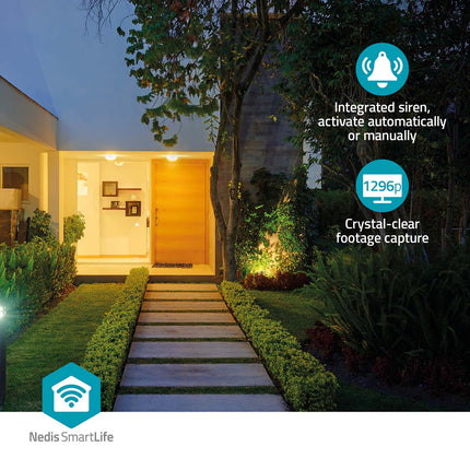Nedis Nedis SmartLife 3MP PTZ Camera for outdoor with WiFi and battery
