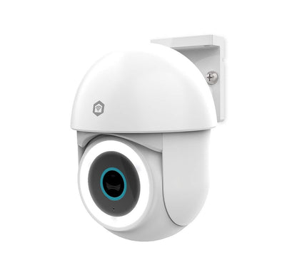 Nedis Nedis SmartLife PT steuerbare Außenkamera mit WiFi und Spotlight (Full Colour), feste Stromversorgung