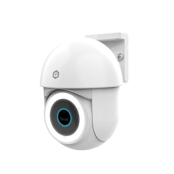 Nedis Nedis SmartLife PT steuerbare Außenkamera mit WiFi und Spotlight (Full Colour), feste Stromversorgung