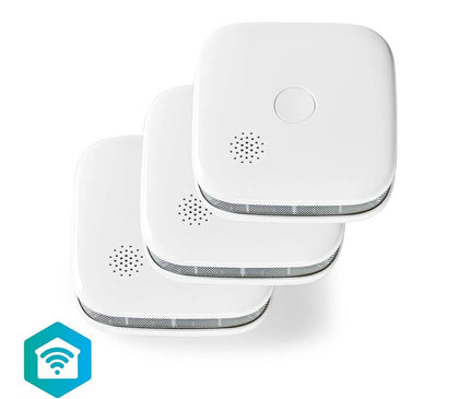 Nedis Nedis SmartLife Smoke Detector set of 3 including replaceable batteries