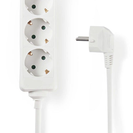 Nedis Nedis Socket with grounding, 16 A, 3-way, 1.5m