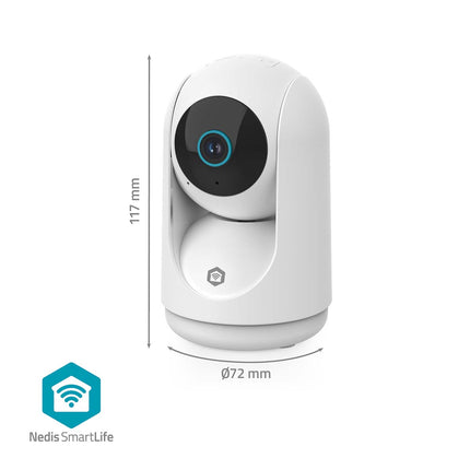 Nedis Nedis Wi-Fi Smart IP Camera HD Pan Tilt Function