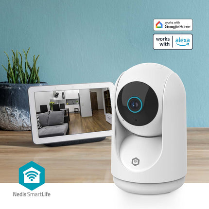 Nedis Nedis Wi-Fi Smart IP Camera HD Pan Tilt Function