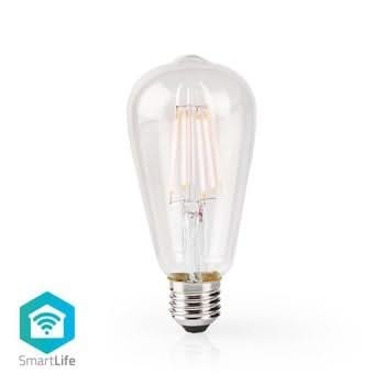 Nedis Nedis Wi-Fi Smart LED Filament Lamp | E27 | ST64 | 5 W | 500 lm