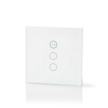 Nedis Nedis interrupteur mural intelligent Wi-Fi | Commande de rideaux, de volets ou de parasols
