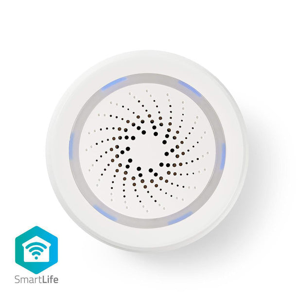 Nedis Nedis Wi-Fi intelligente Sirene | Alarm oder Gong | 85 dB