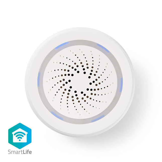 Nedis Nedis Wi-Fi intelligente Sirene | Alarm oder Gong | 85 dB