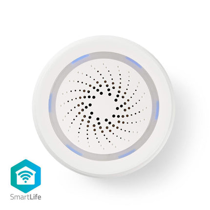 Nedis Nedis Wi-Fi intelligente Sirene | Alarm oder Gong | 85 dB