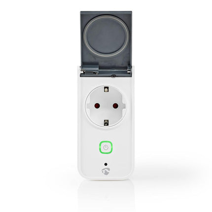 Nedis Nedis Wi-Fi Smart Plug für draußen | Spritzwassergeschützt | IP44 | Verbrauchsüberwachung | Schuko Typ F | 16 A
