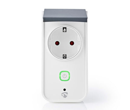 Nedis Nedis Wi-Fi Smart Stekker voor Buiten | Spatwaterbestendig | IP44 | Verbruiksmonitor | Schuko Type F | 16 A