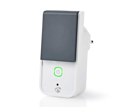 Nedis Nedis Wi-Fi Smart Stekker voor Buiten | Spatwaterbestendig | IP44 | Verbruiksmonitor | Schuko Type F | 16 A
