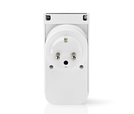 Nedis Nedis Wi-Fi Smart Stekker voor Buiten | Spatwaterbestendig | IP44 | Verbruiksmonitor | Schuko Type F | 16 A