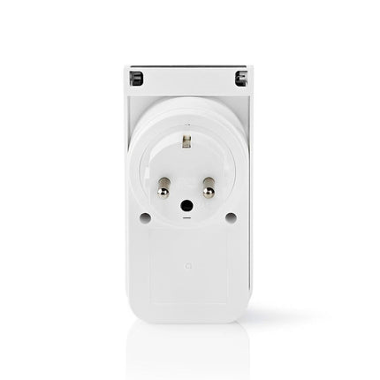 Nedis Nedis Wi-Fi Smart Plug für draußen | Spritzwassergeschützt | IP44 | Verbrauchsüberwachung | Schuko Typ F | 16 A
